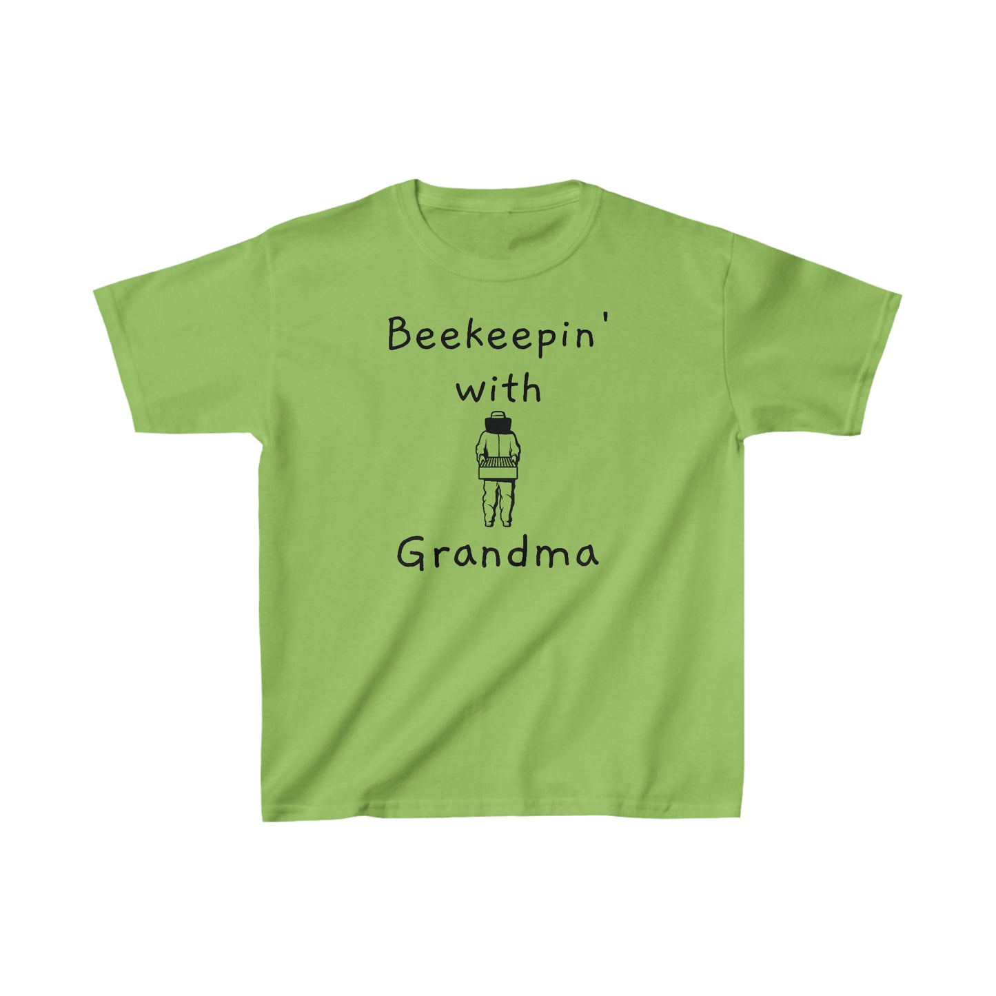 Kids Heavy Cotton™ Tee Beekeepin' with Grandma