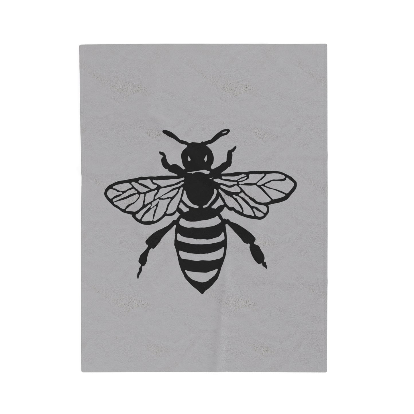 Velveteen Plush Bee Blanket