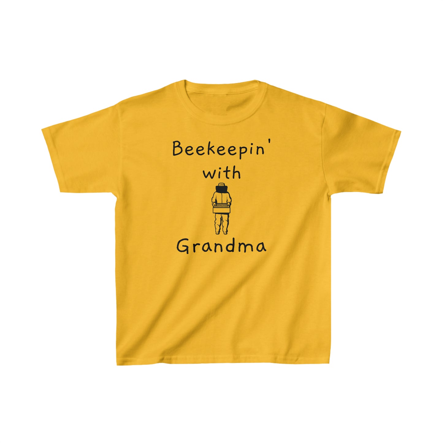 Kids Heavy Cotton™ Tee Beekeepin' with Grandma