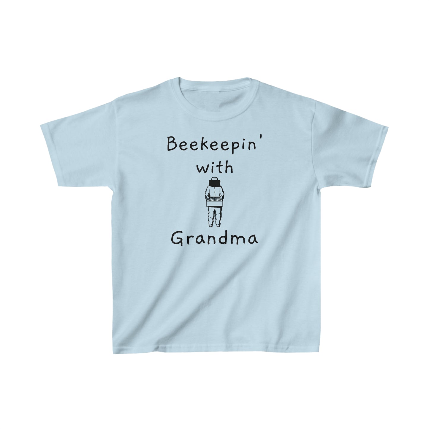 Kids Heavy Cotton™ Tee Beekeepin' with Grandma