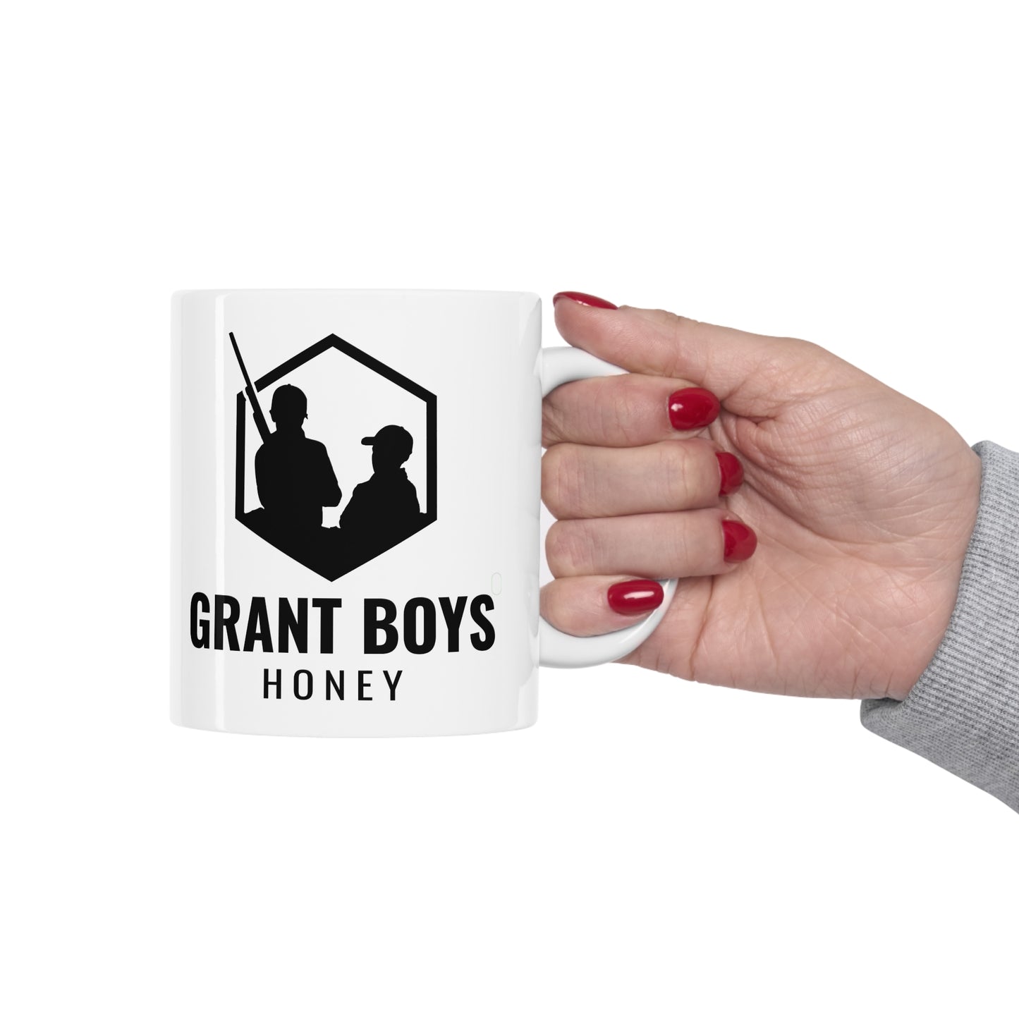 Grant Boys Honey Ceramic Mug 11oz