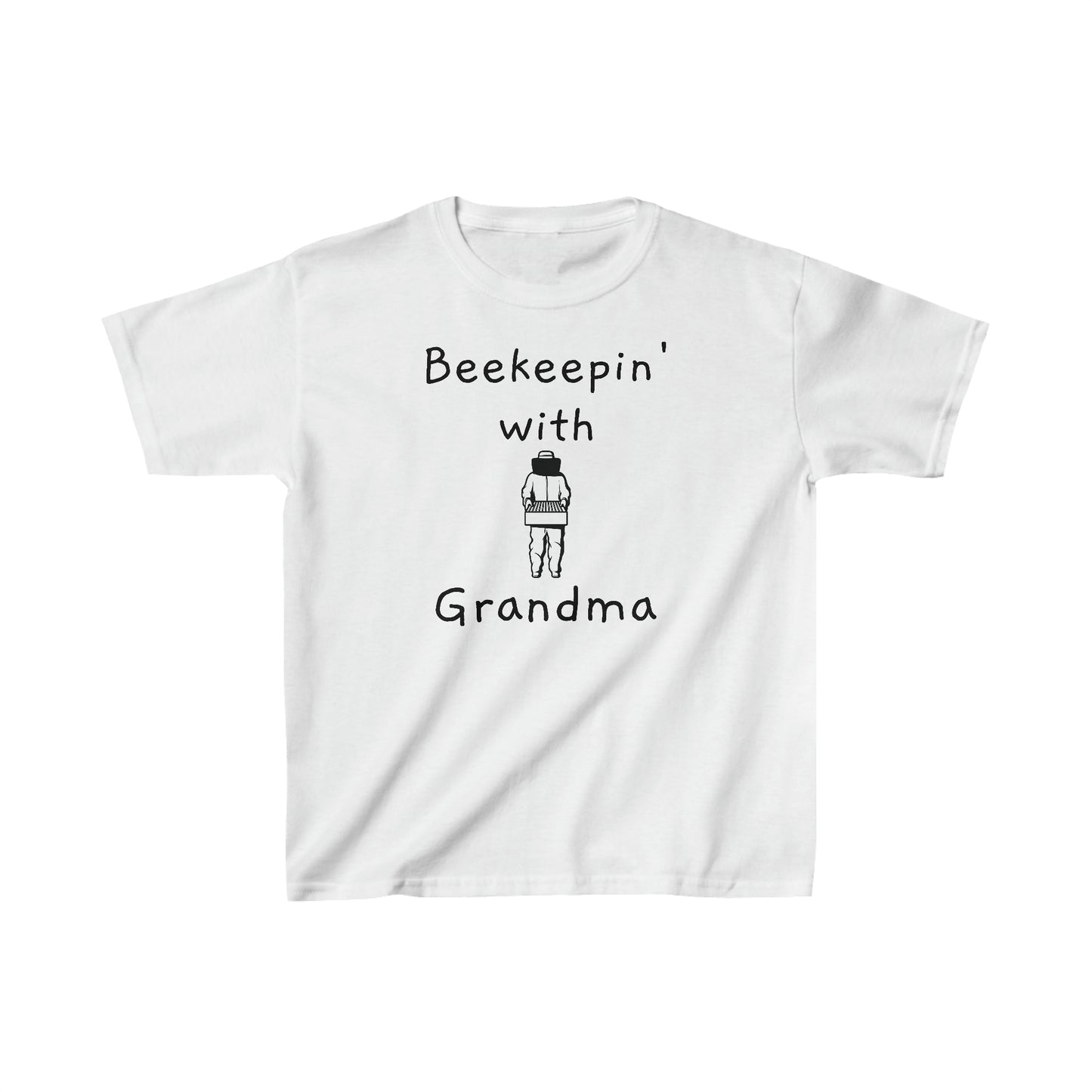 Kids Heavy Cotton™ Tee Beekeepin' with Grandma