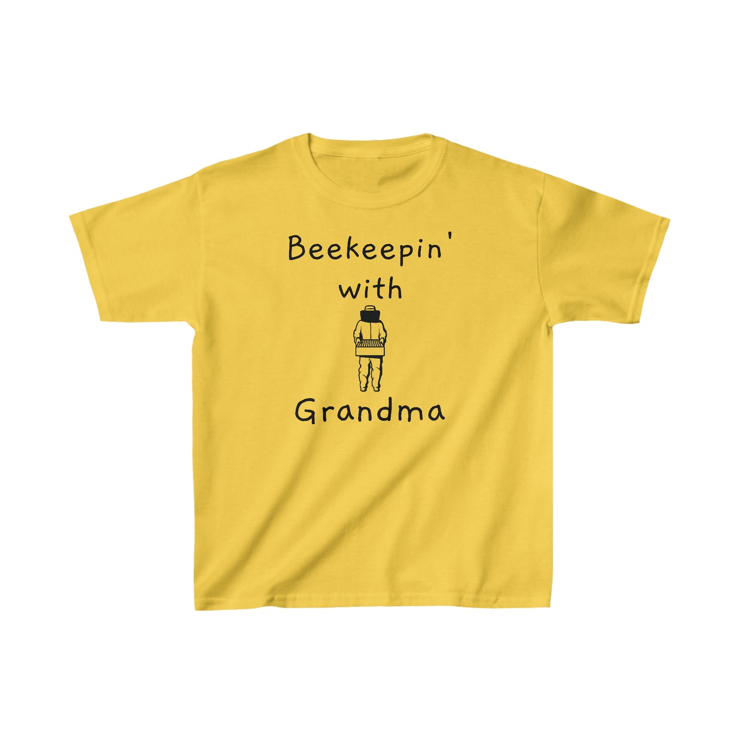 Kids Heavy Cotton™ Tee Beekeepin' with Grandma