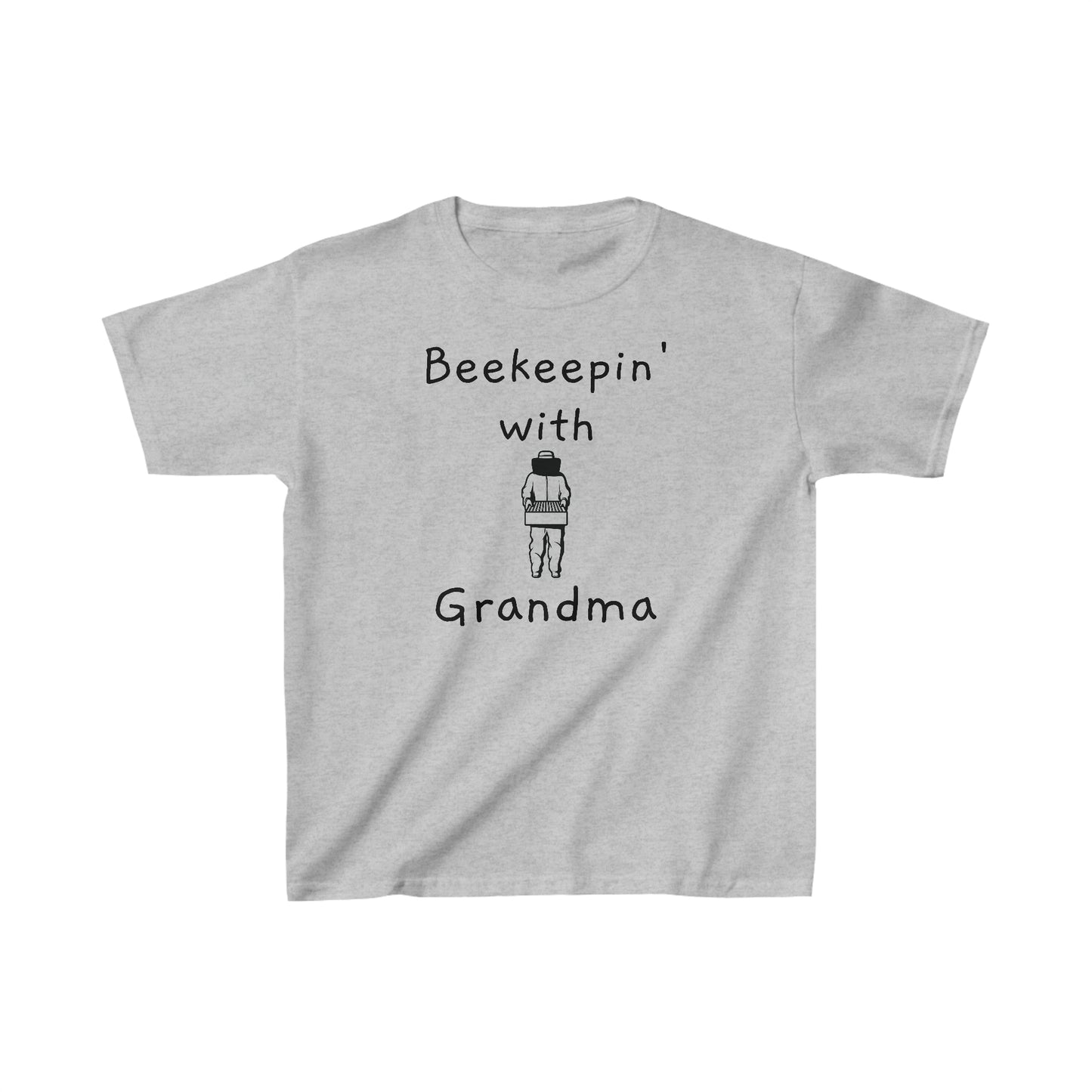 Kids Heavy Cotton™ Tee Beekeepin' with Grandma