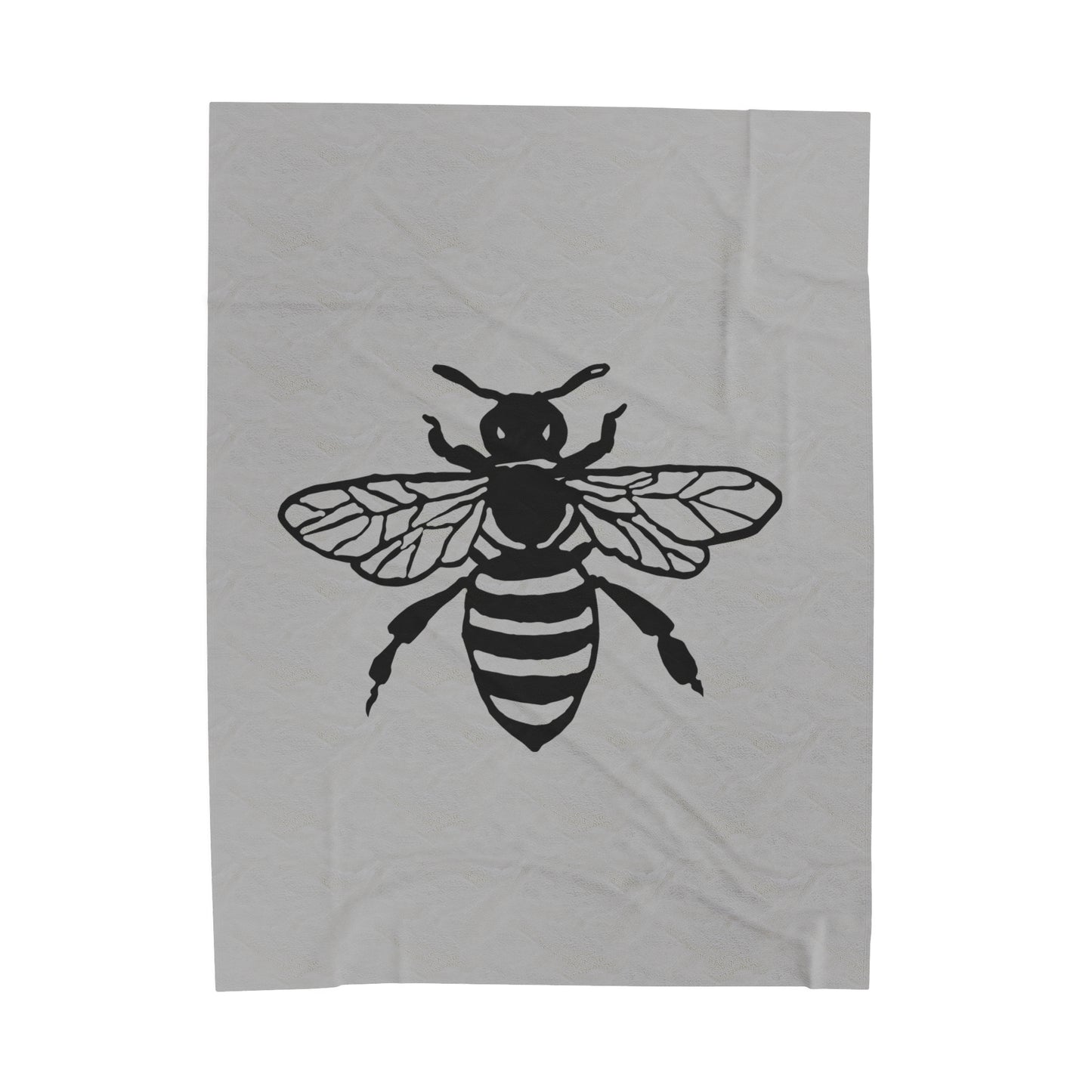 Velveteen Plush Bee Blanket